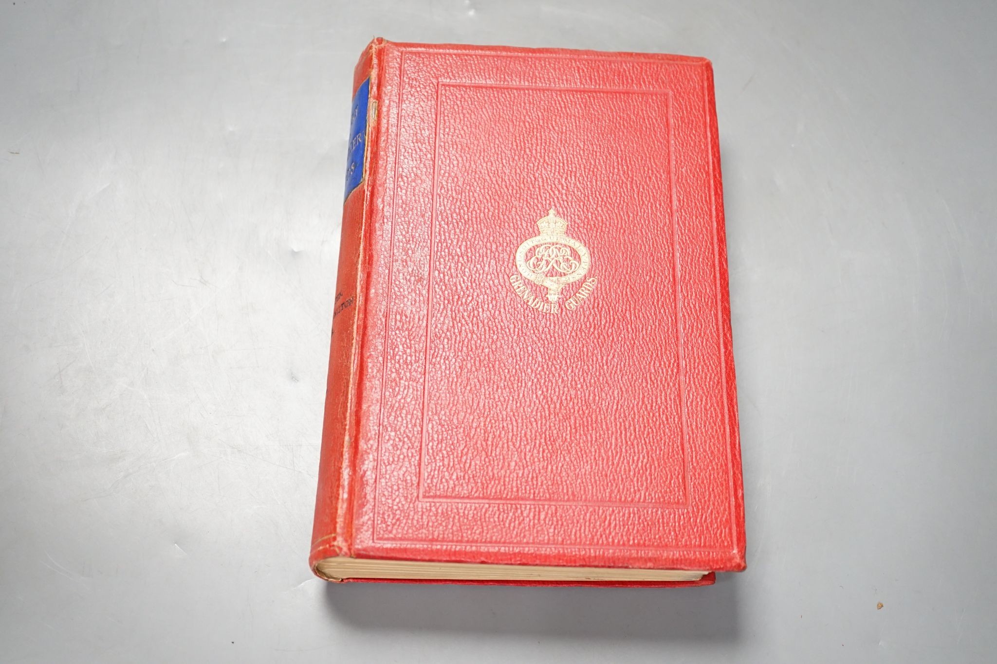 Bonhole - Col. J. - Historical Records of the West Kent Militia, London 1909 and Hamilton, Lieut-Gen. Sir F.W. - The Origin and History of the First or Grenadier Guards, 3 vols, 4to
